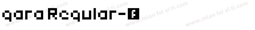 gara Regular字体转换